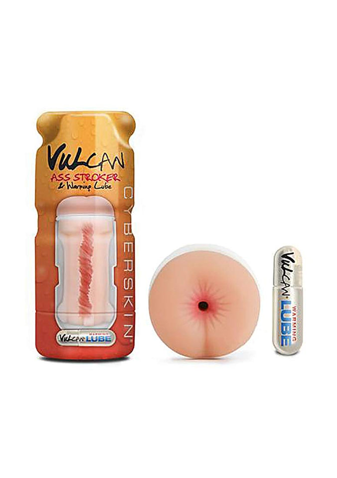 Cyberskin Vulcan Ass Stroker W/ Warming Lube