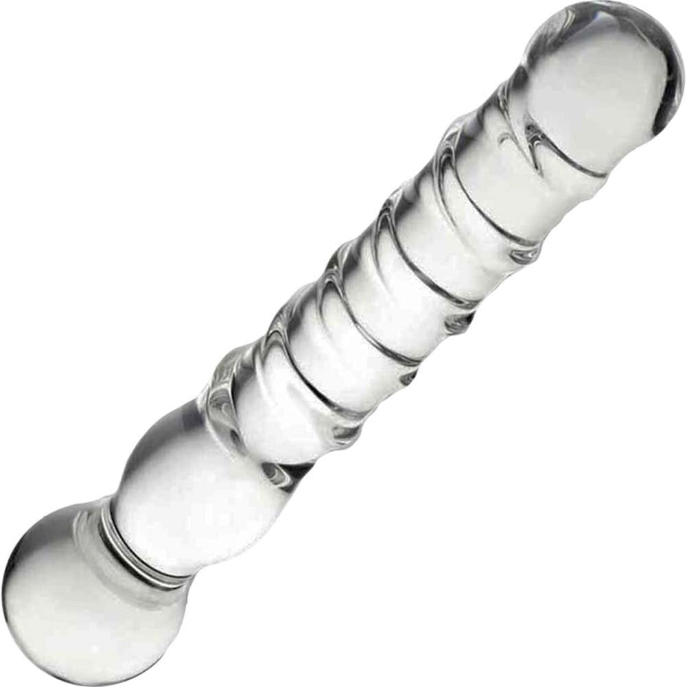 Gls Joystick Clear Glass Dildo