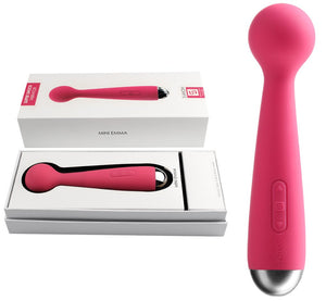 Svakom Emma Mini 100% Waterproof Wand Massager Vibe-Red