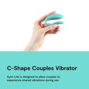 We-Vibe Sync Lite Couples Vibrator | Wearable App Control Vibrating Adult Sex Toy | G Spot & Clitoral Stimulator | Dual Stimulat