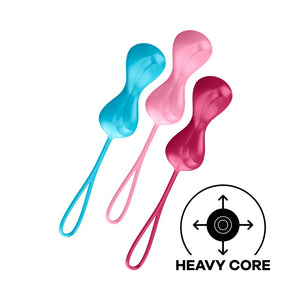 Satisfyer Power Balls  Kegel Ball Exercise Weights  Ben Wa Balls  Pelvic Floor Training  Tightening  Ideal For Beginners  3Pie
