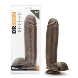 Blush Mr. Mister - 10.5 Inch Long Feels Like Skin Realistic Monster Dildo - Huge Advanced Girthy 2.5 Inch Thick Strap On Harness Compatible Suction Cup Hands Free Play - Adult Sex Toy Women Men
