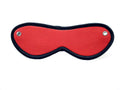 Rouge Garments Adult Leather Blindfold Eye Mask, Red, 0.0219999999999999 kg