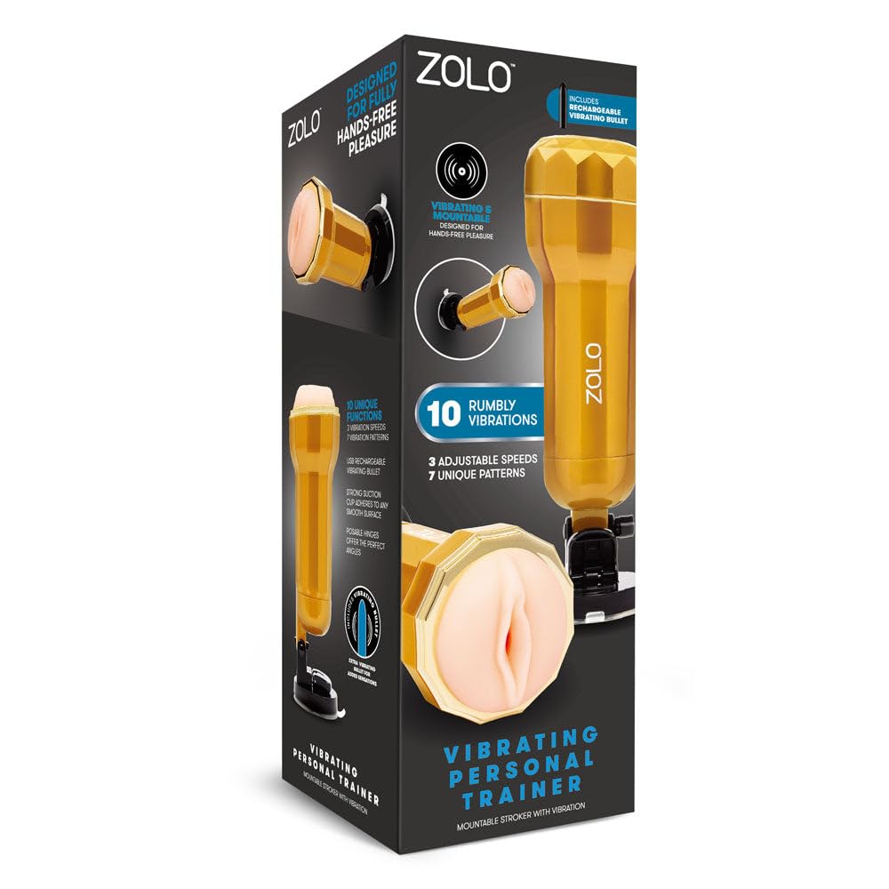 Zolo Vibrating Personal Trainer Mountable Stroker