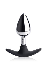 Master Series Dark Invader Metal & Silicone Anal Plug Medium