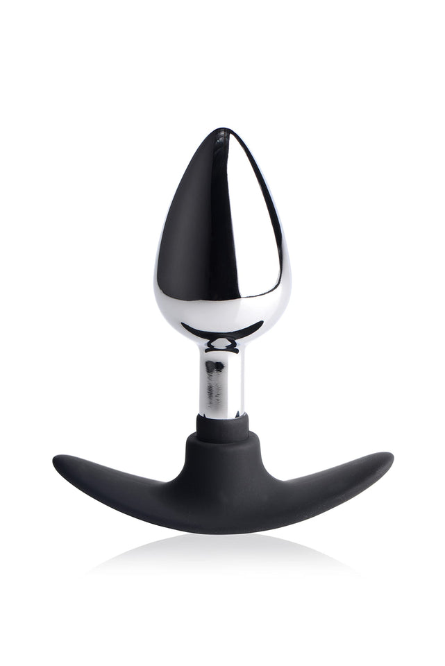 Master Series Dark Invader Metal & Silicone Anal Plug Medium