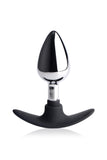 Master Series Dark Invader Metal & Silicone Anal Plug Medium