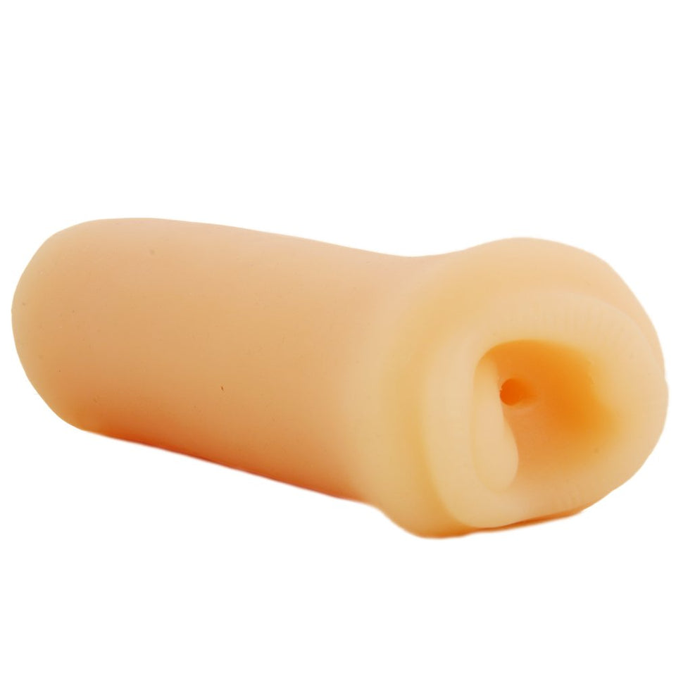 Blush Hot Mouth - 5.25 Inch Pocket Deep Throat Action X5 Plus Realistic Feel Blow Job Masturbator - Textured Vagina Lips Pussy - Open Ended Quick Easy Cleaning Oral Adult Sex Toy