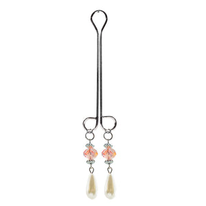 (Wd) Bijoux De Cli Loop W/ Fac Beads & Pearl Pink