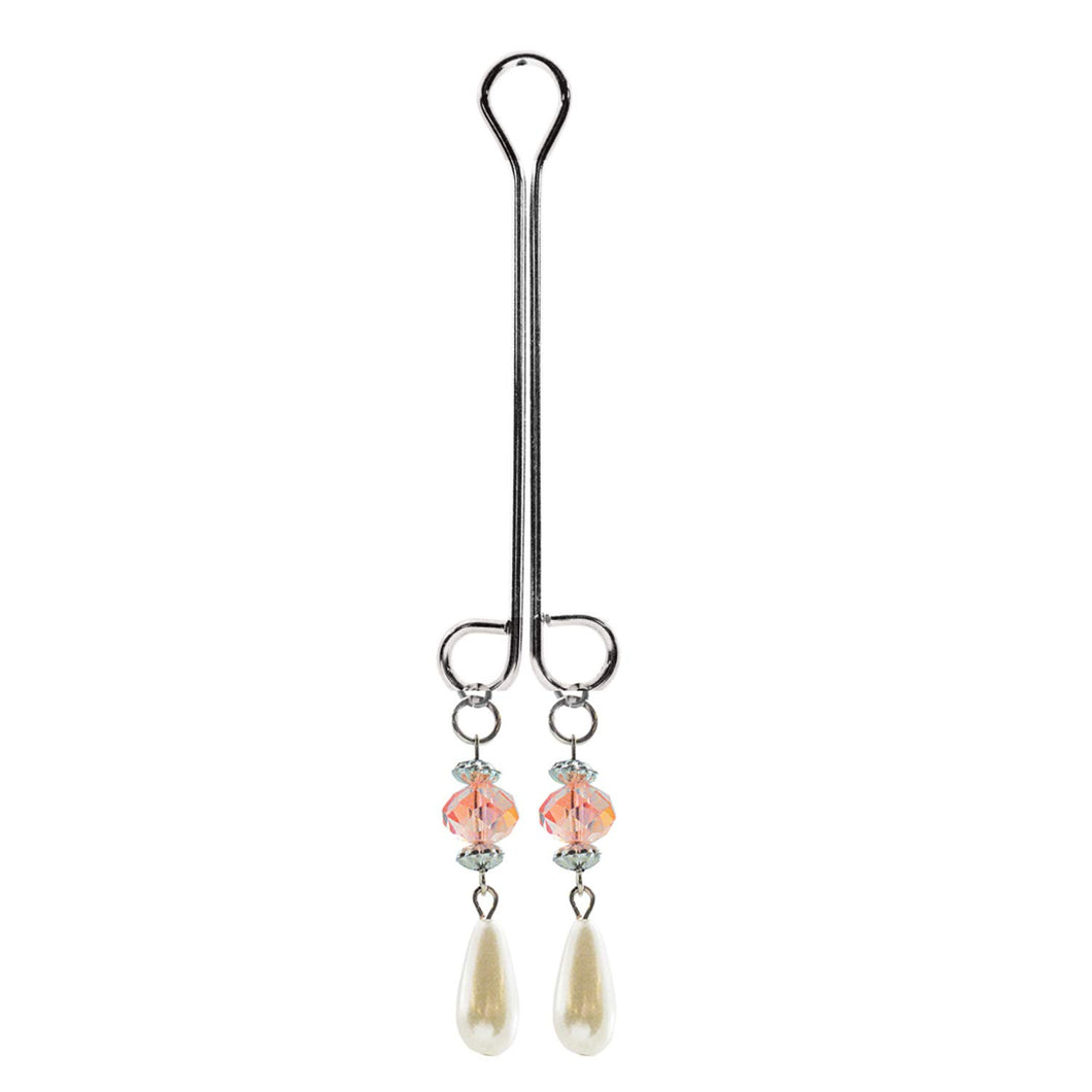 (Wd) Bijoux De Cli Loop W/ Fac Beads & Pearl Pink