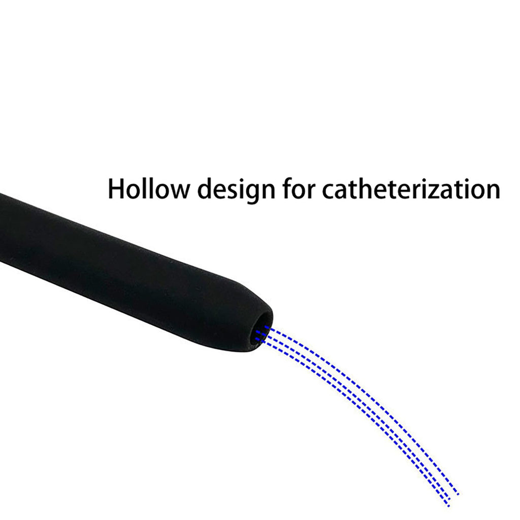 Kutocesy Metal Silicone Carabiner Penis Plug Hollow Cock Urethral Sound Adult Erotica Spreader Urinary Catheterization Man Sex M