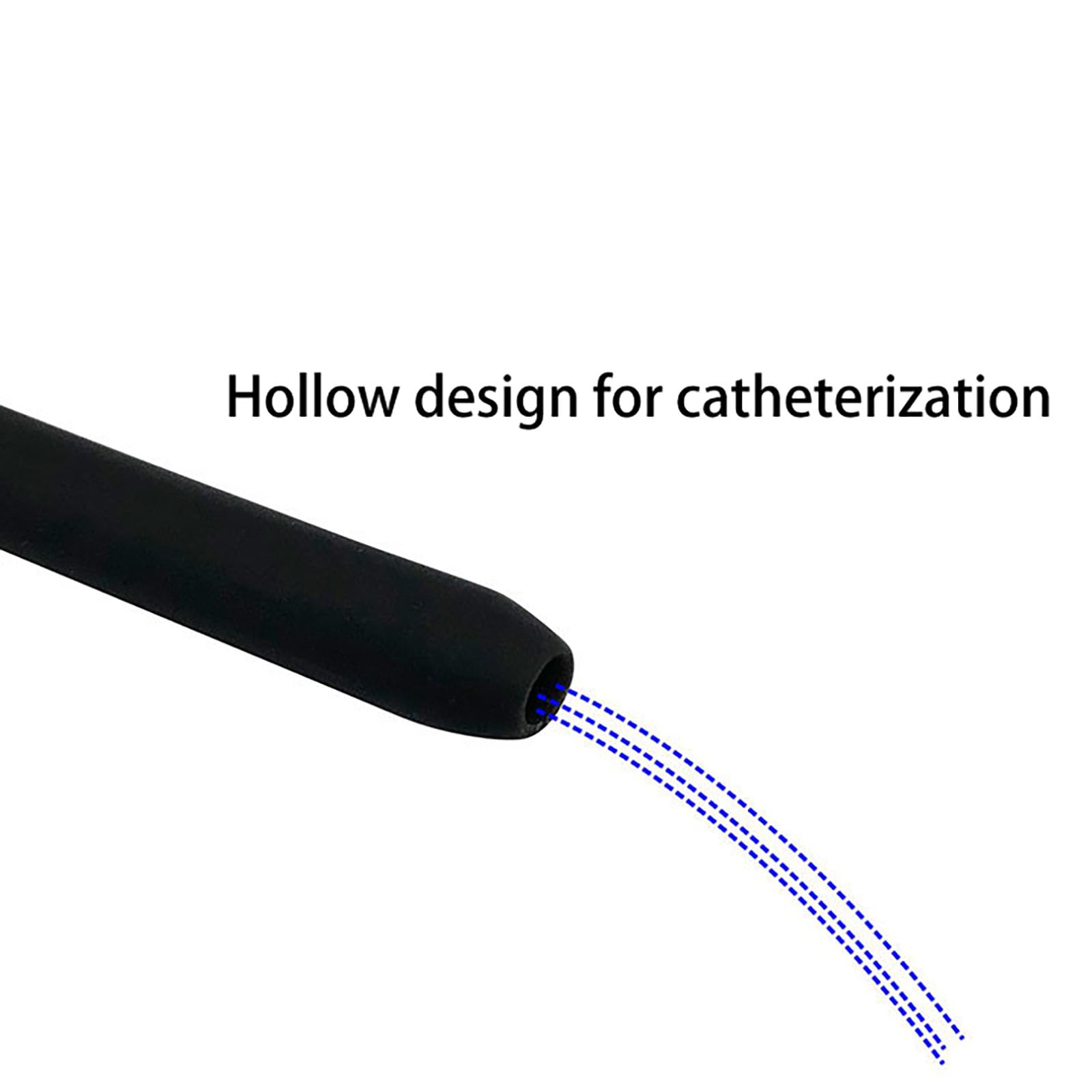 Kutocesy Metal Silicone Carabiner Penis Plug Hollow Cock Urethral Sound Adult Erotica Spreader Urinary Catheterization Man Sex M