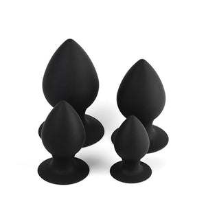 Silicone Large Suction Cup Anal Plug Stimulation Anal Massager Adult Sex Toy for Couple(S)