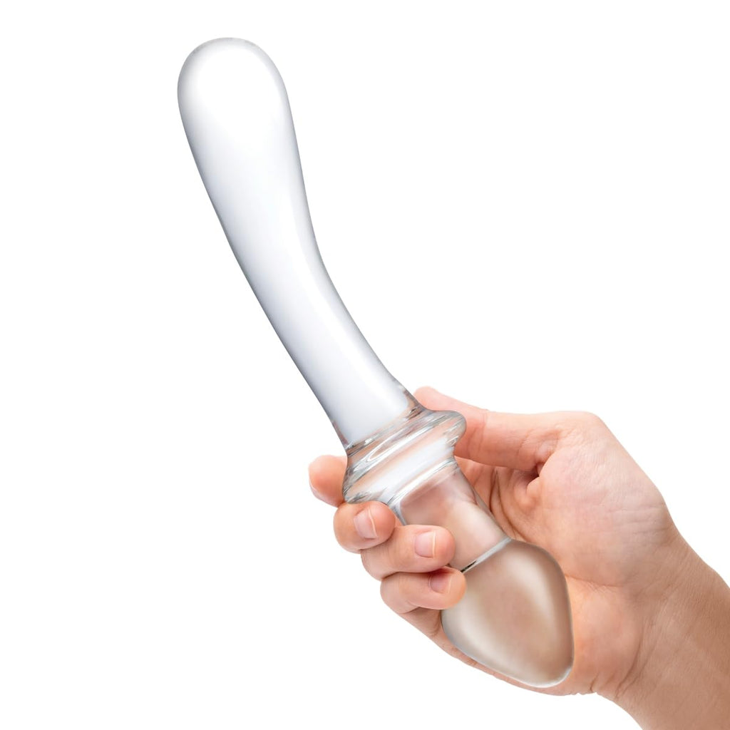 Glas 9 Classic Curved Dual- Ended Dildo ''