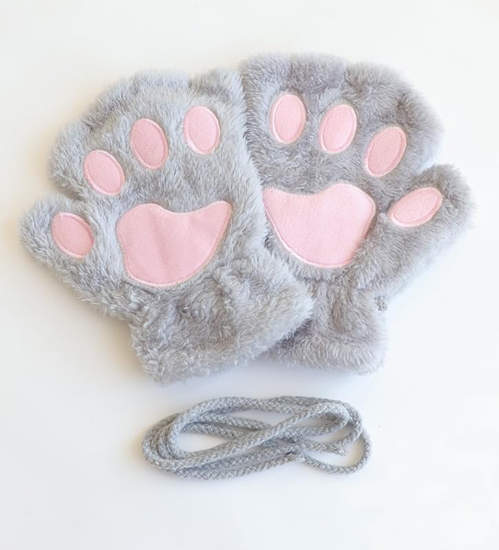 OOIIXX Anal Plug with Sexy Tail for Cosplay, Adult Sex Toys of Stainless Steel Anal Plug (Gray-White Full Kit, Large)