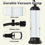 Penis Vacuum Pump, Manual Penis Enlarger Enlargement Extend Pump Air Pressure Device, Adult Male Sex Toys for Men Stronger Bigge