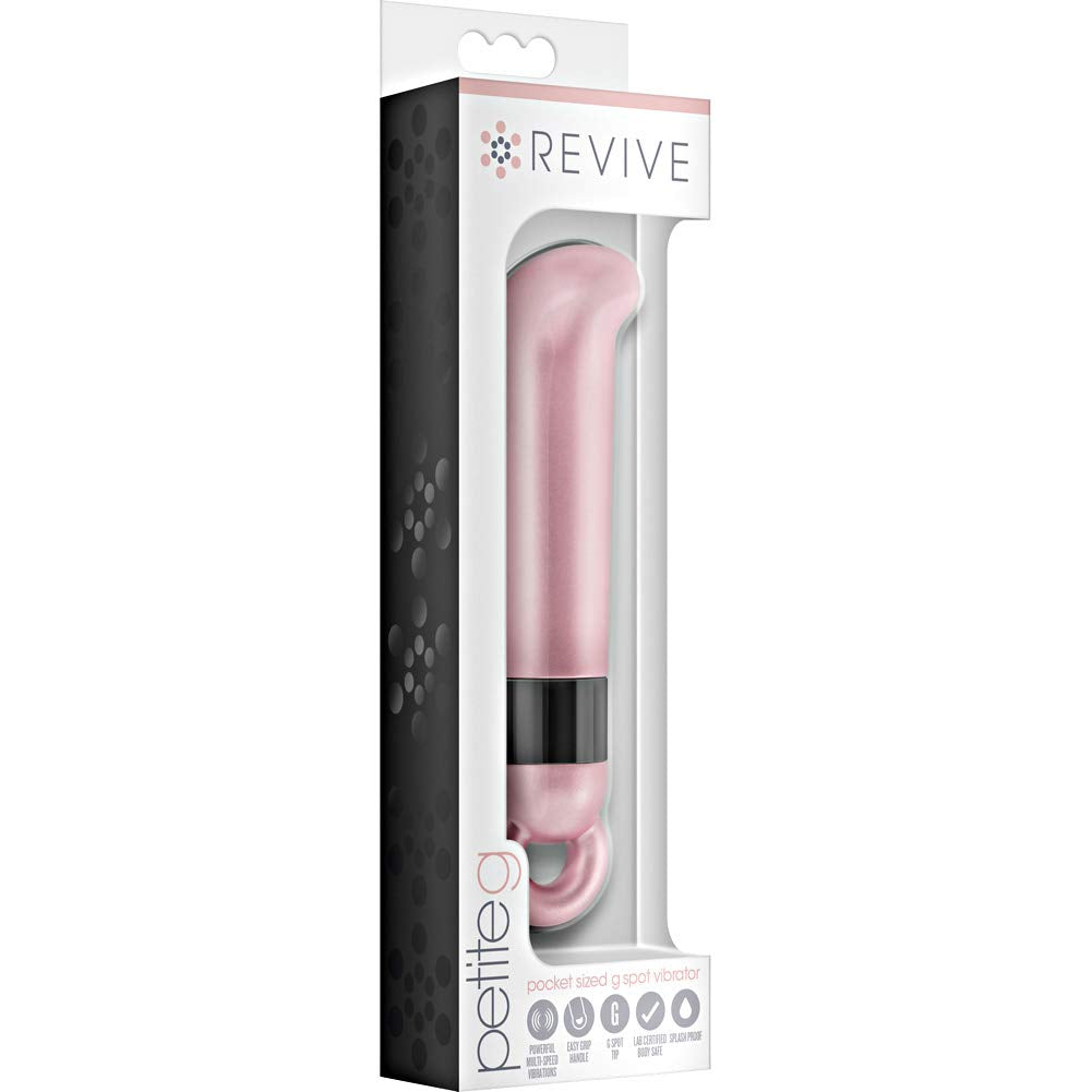 Blush Novelties Revive, Petite G, Pocket Sized G Spot Vibrator, Rose Gold