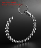 Crysore Urethra Stretcher Pull Bead with Handle Penis Plug Metal in Several Sizes Adult Sex Toys - Catheters & Sounds for Men Pr