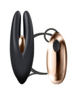 (D) Mimosa Sleek Satisfaction Black/ Copper Clitoral Stimulator