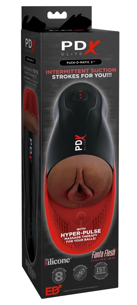 PDX Elite Fuck-O-Matic W/Pulsation Brown