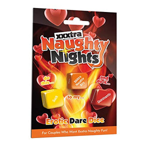 Xxxtra Naughty Nights Adults Dice Game For Couples. Stimulating Scenarios For Your Date Night, Tease And Play Together With This Intimate, Erotic Dare Dice 2 Player Experience