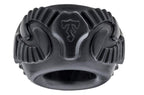 PerfectFit Brand Tribal Son Ram Cock Ring  PFBlend  TPRSilicone Blend  Body Ring  Durable  Comfortable  Tight Fit  Single