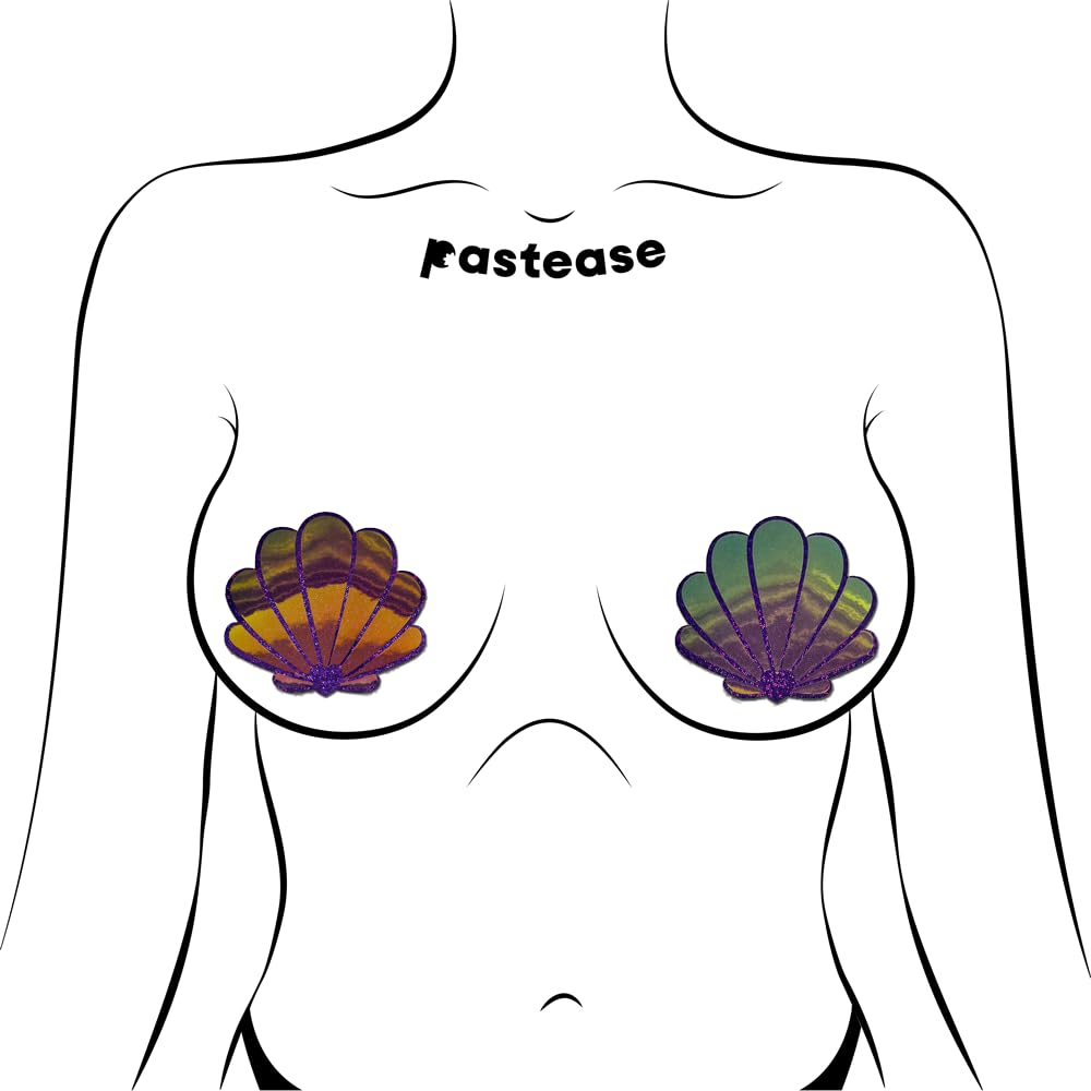 Pastease Seashell Opalescent Purple & Gold