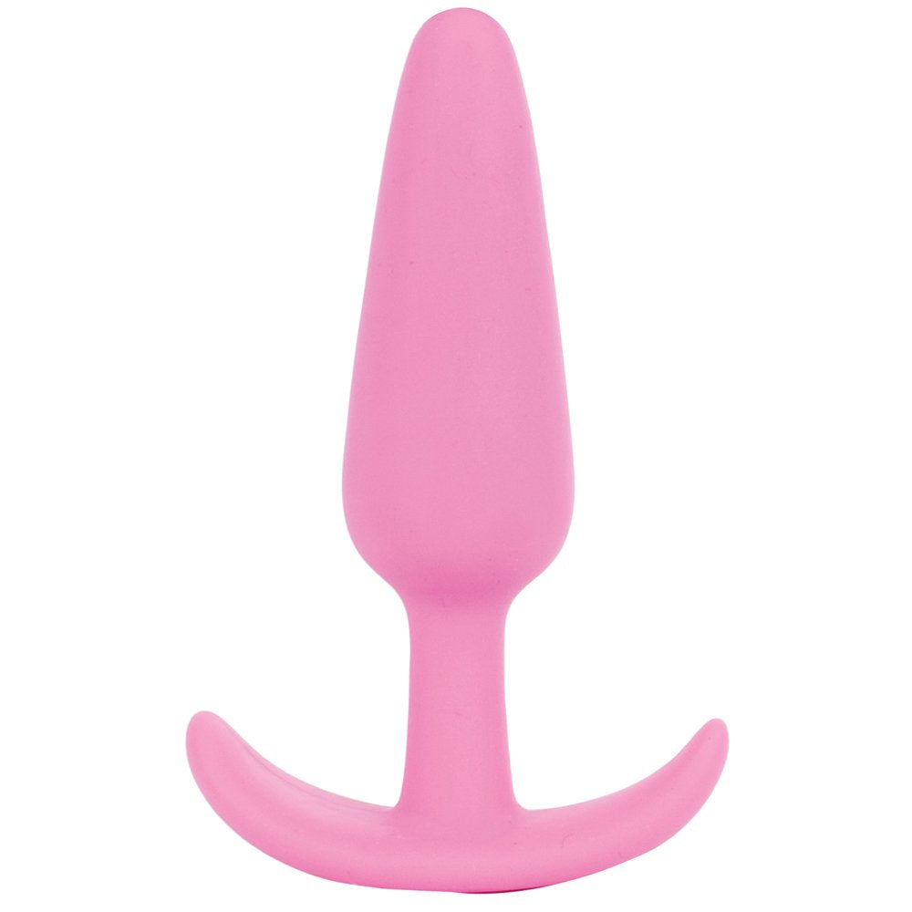 Doc Johnson Mood - Naughty 1 - Silicone Anal Plug - Large - 4.9 In. Long And 1.3 In. Wide - Tapered Base For Comfort Between The Cheeks - Large - Pink