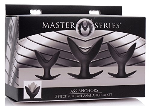 Master Series 3 Piece Silicone Anal Anchor Set