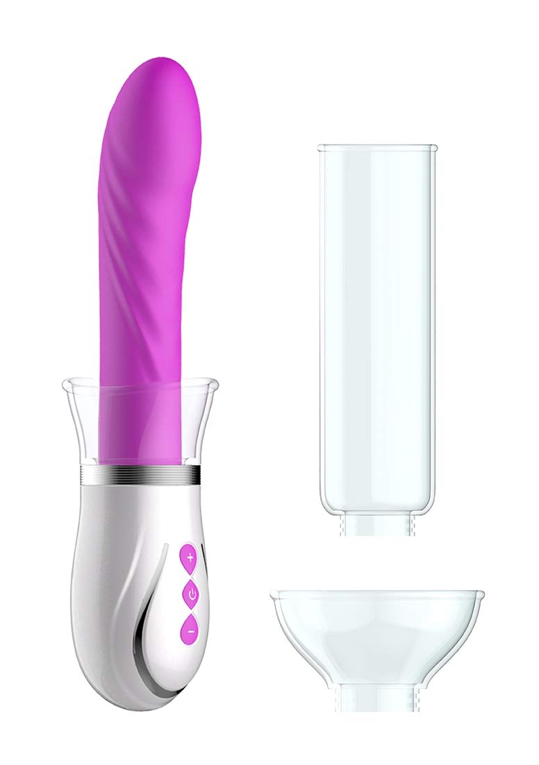 Pumped By Shots America - Twister - 4 In 1 Rechargeable Couples Pump Kit - Purple