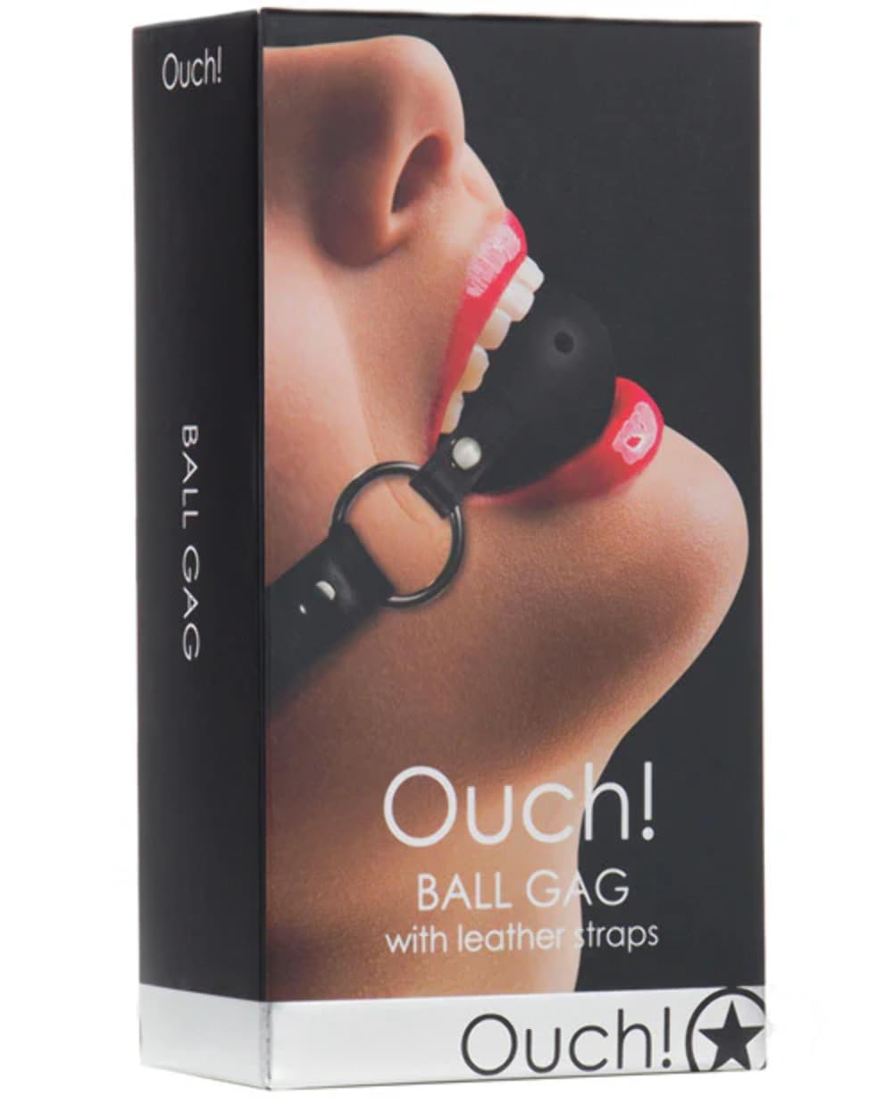 Touche-Shots Media Usa Inc Ouch Gag Ball, Black