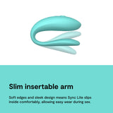 We-Vibe Sync Lite Couples Vibrator | Wearable App Control Vibrating Adult Sex Toy | G Spot & Clitoral Stimulator | Dual Stimulat