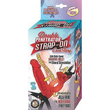 Double Penetrator Strap-On C-Ring (Red)