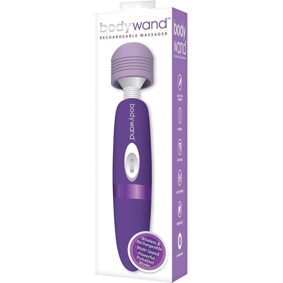 Bodywand Bodywand Rechargeable Massager Vibrator Wireless Purple, Large