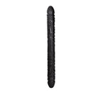 California Exotics Veined Double Dildo, Black, 18 Inches