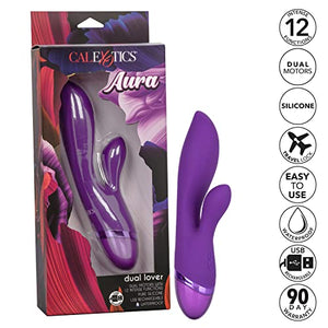 Calexotics Novelties Aura Dual Lover, Brown, 1 Count (14044Purple_)