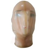 MFMYEE Transparent Latex Mask Rubber SM Fetish Full Bondage Mask Erotic Cosplay hood