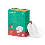 Satisfyer Double Joy Connect App | Partner Vibrator | 2 Strong Power Motors | Waterproof (IPX7) | Rechargeable Battery | Skin-Fr