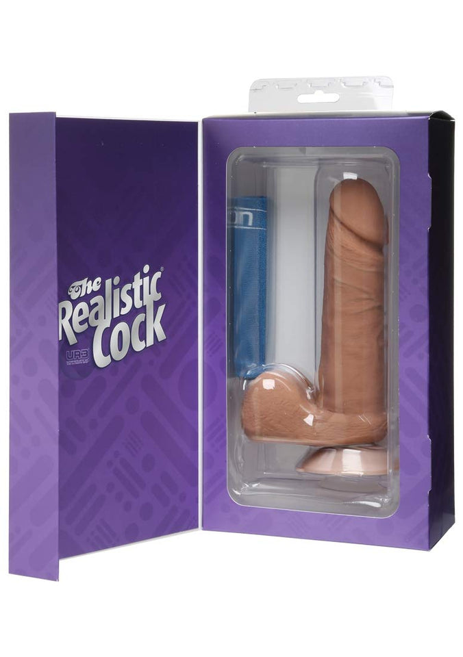 Realistic Cock - Ur3 - 6In Brown