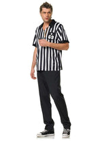 Men'S 2 Pc Ref Costume, Includes Shirt And Whistle