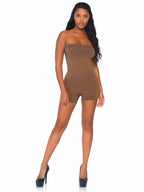 Leg Avenue Seamless Opaque Microfiber Str Tan Color