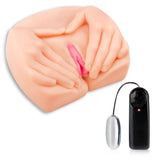 (Wd) Hustler Vibrating Spread Pussy & Ass Stroker