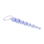 Calexotics First Time Love Beads, Butt Plug With Retrieval Ring And Graduated Anal Beads - Purple Se-0004-32-2