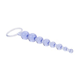 Calexotics First Time Love Beads, Butt Plug With Retrieval Ring And Graduated Anal Beads - Purple Se-0004-32-2