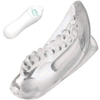 Sinclair Institute Select Invisi-Vibe Vibrating Panty Vibe, Clear And White Bullet