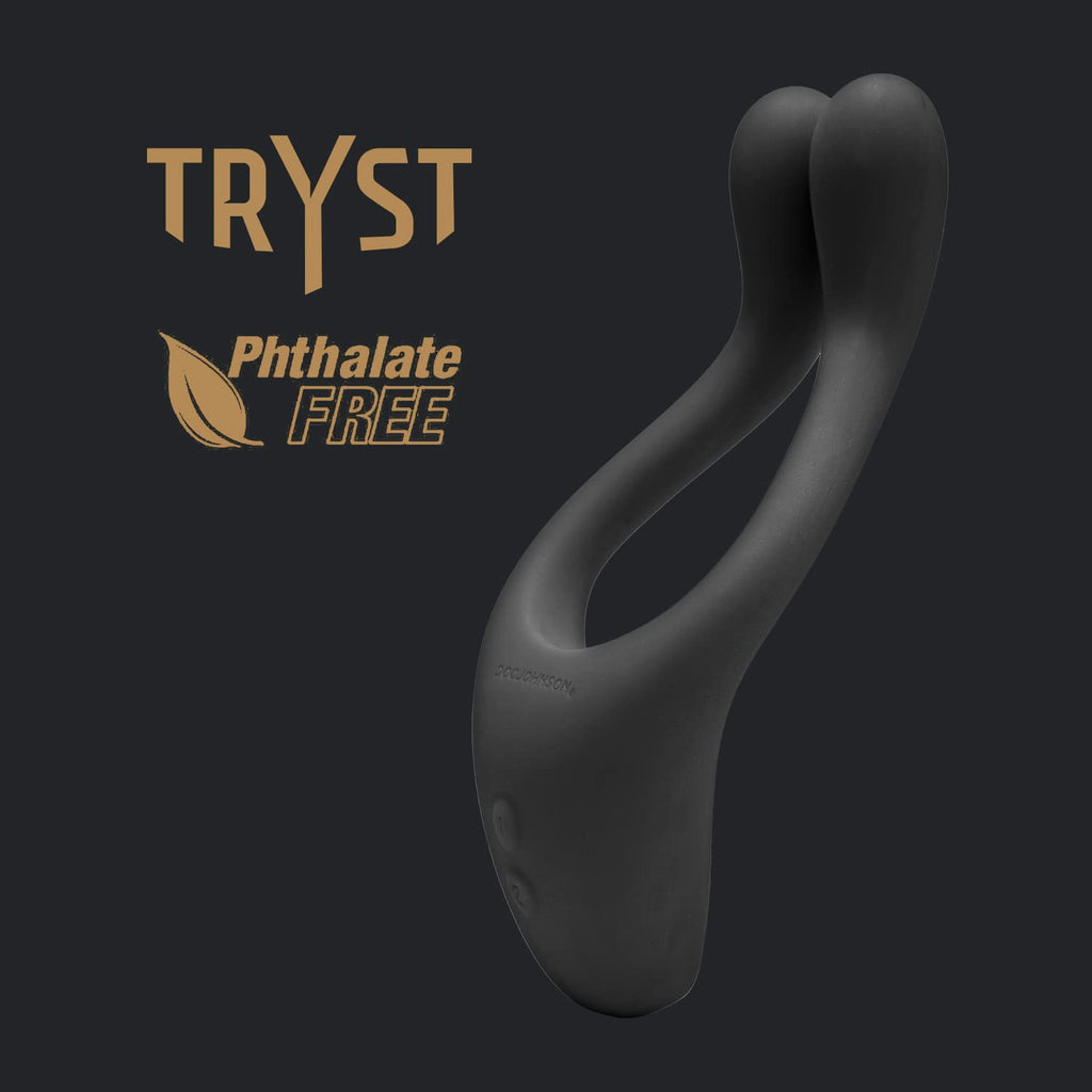 Doc Johnson Tryst Multi Erogenous Zone Massager     Black