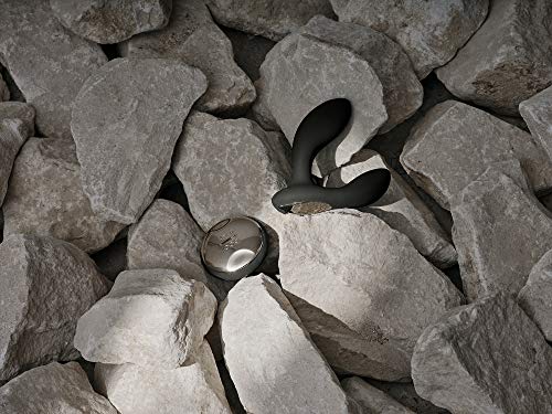 Lelo Hugo Prostate Massaging Butt Plug Sex Toy For Men Remote Controlled Vibrating Male Anal Sex Toys With Remote Control Vibrator, Black