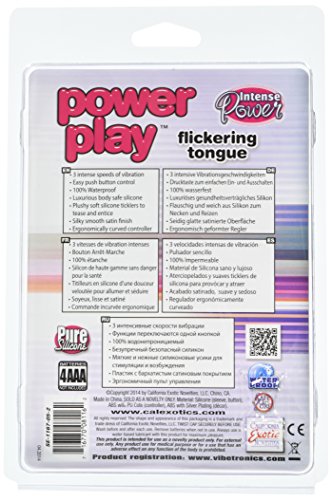 California Exotic Novelties Power Play Flickering Tongue, Pink