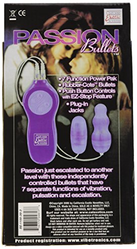 Calexotics Passion Bullets Bullet And Multi Probe, Purple (Se-1155-30-3)