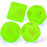 Harper & Chance Sex Dice Games for Adults Couples, Date Night Dice, 96 Foreplay Suggestions, 36 Sexual Positions...Glow in The D